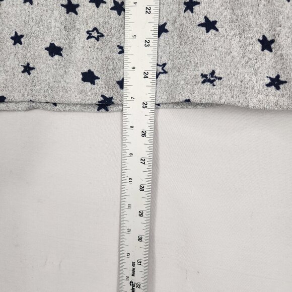 Lucky Brand Tank Top Women's Size XXL Star Print Gray Blue Stretch Racerback - Picture 4 of 6